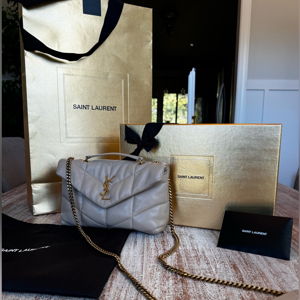 YSL Toy Puffer in Lambskin